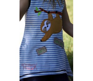 Stickserie - Faultiere Fansenappli